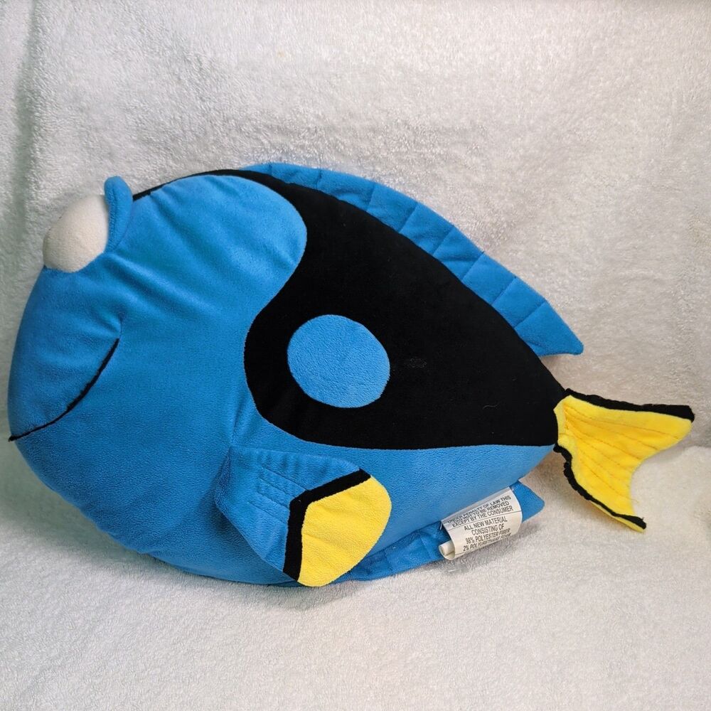 LARGE DISNEY FINDING DORY 20" BLUE FISH BIG PLUSH STUFFED DOLL TOY